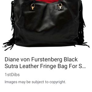 Diane von ferstenberg leather bag